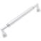Indy Polished Chrome Metal 13" Wide Cylinder Appliance Pull