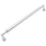 Indy Polished Chrome Metal 19" Wide Cylinder Appliance Pull