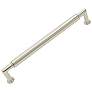 Indy Polished Nickel Metal 10 1/2"W Cylinder Cabinet Pull
