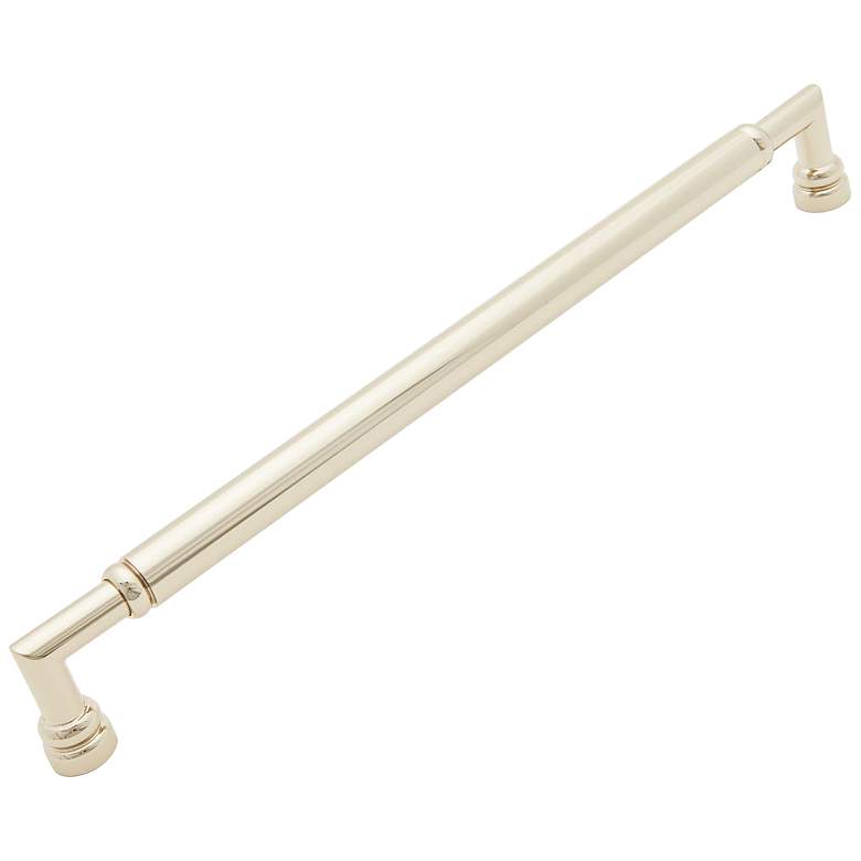 Image 1 Indy Polished Nickel Metal 19" Wide Cylinder Appliance Pull