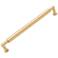 Indy Satin Brass Metal 10 1/2" Wide Cylinder Cabinet Pull