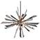 Inertia 36" Wide Modern Starburst Crystal Chandelier