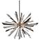 Inertia 48" Wide Modern Starburst Crystal Chandelier