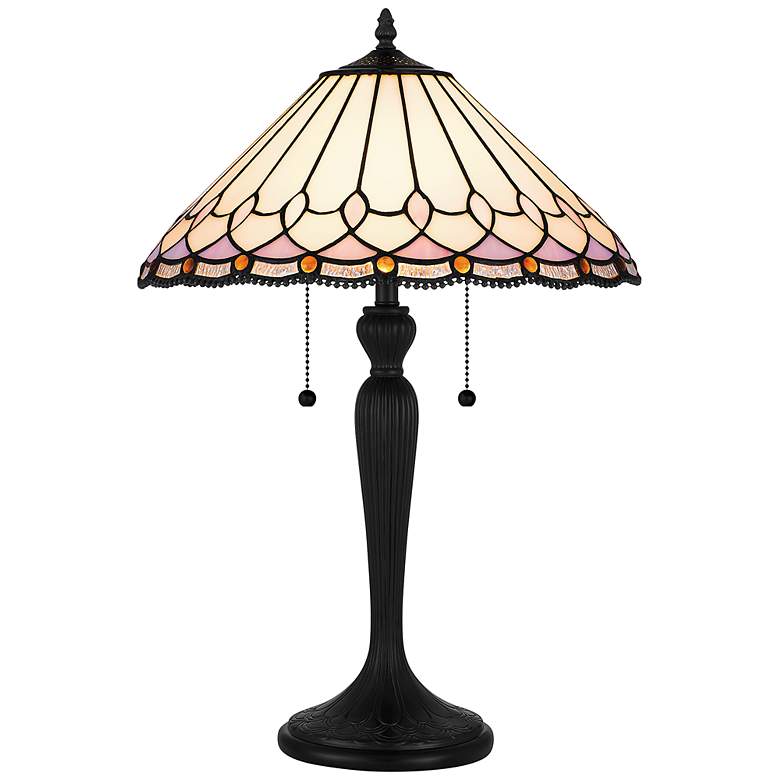 Image 2 Inez 2-Light Matte Black Table Lamp
