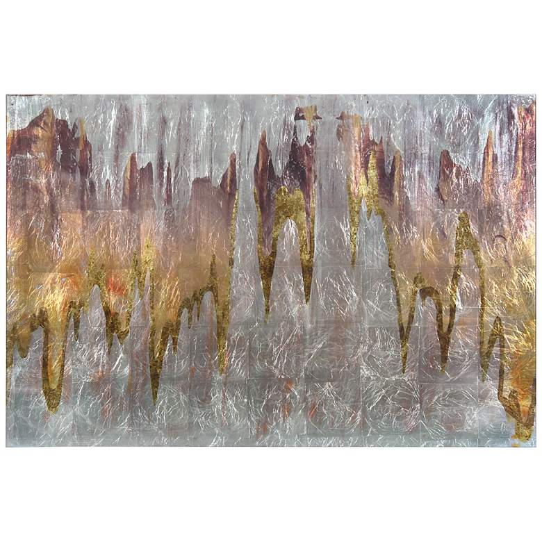 Image 2 Infinite White 48" x 32" Frameless Printed Glass Wall Art