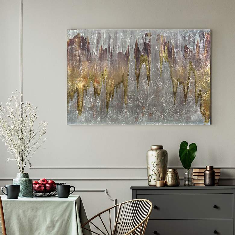 Image 4 Infinite White 48" x 32" Frameless Printed Glass Wall Art more views