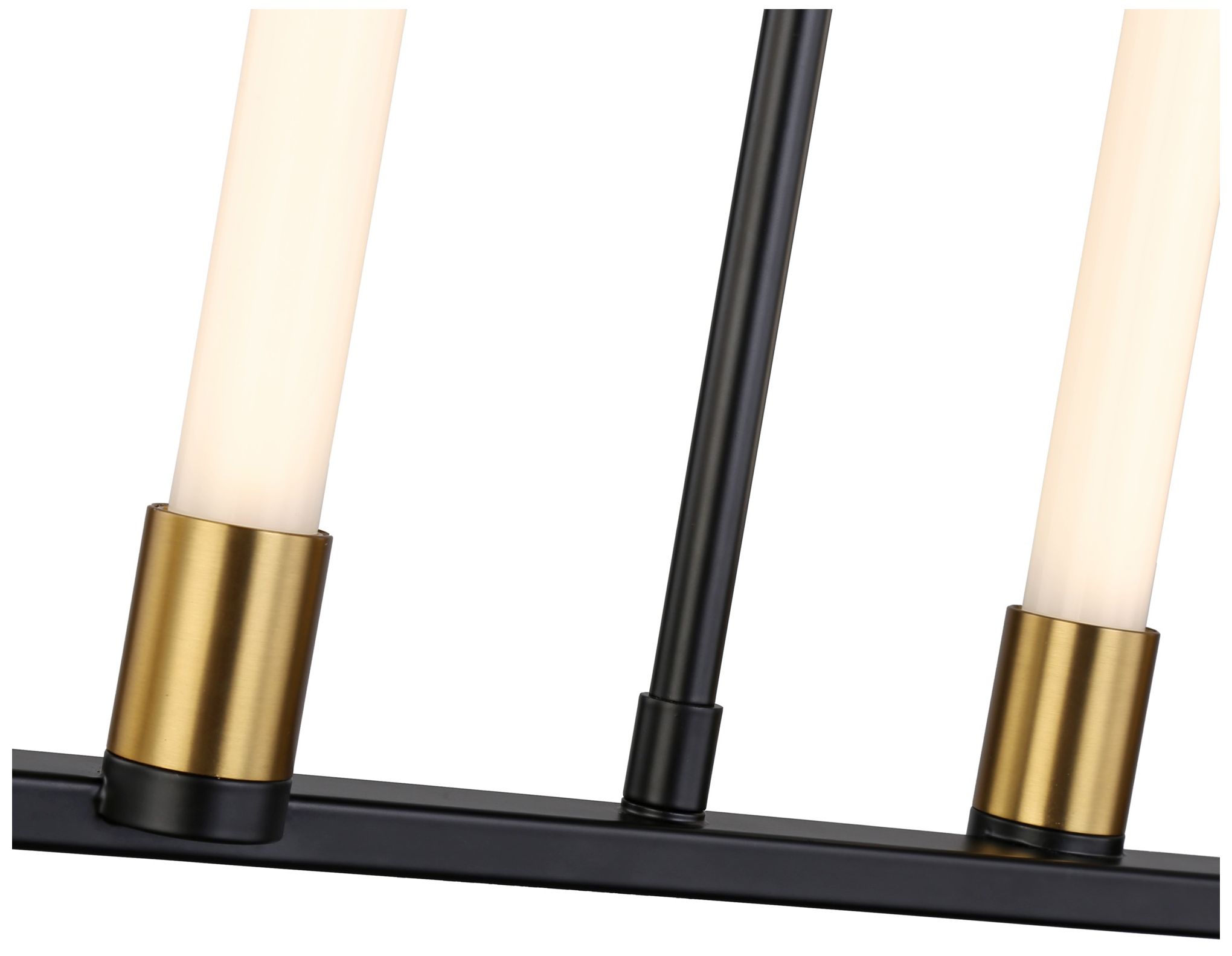 Thumbnail3 of Infiniti Collection 6-Light Integrated LED Island Light Matte Black & B more views