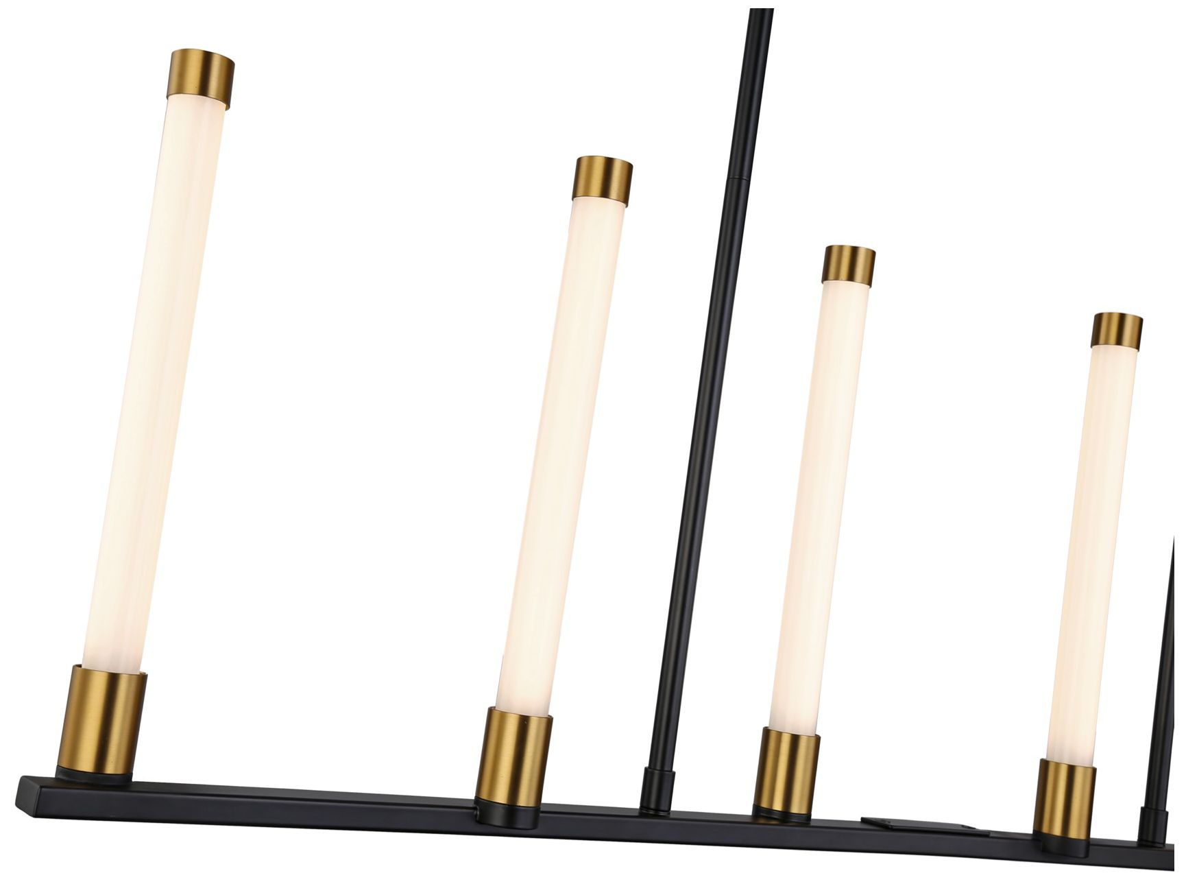 Thumbnail4 of Infiniti Collection 6-Light Integrated LED Island Light Matte Black & B more views