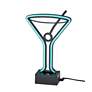 7_Infinity 10" High Neon Martini Glass LED Accent Table Lamp more views