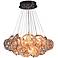 Infinity 18" Wide Champagne Glass 5-Light  Pendant