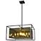 Infinity 24" Wide Misty Charcoal 12-Light Pendant