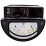 Thumbnail3 of Infinity 9 1/2"H Black Solar LED Up/Down Outdoor Wall Light more views