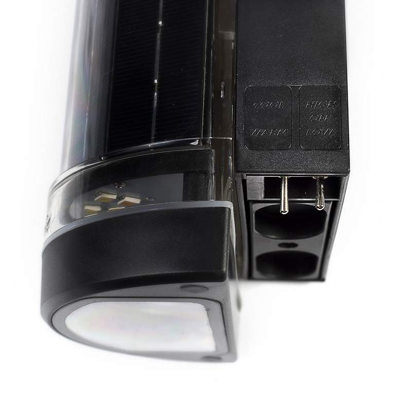Image 5 Infinity 9 1/2"H Black Solar LED Up/Down Outdoor Wall Light more views