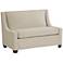Infinity Sand 50" Wide Convertible Loveseat and Half Sleeper