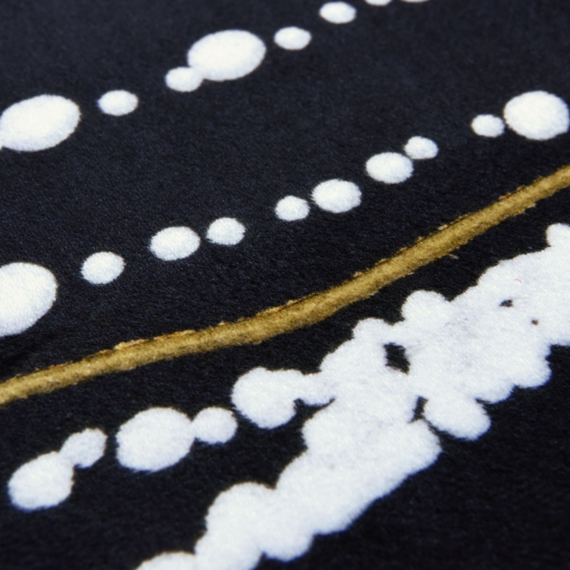 Image 3 Infinity Sands II Washable Black Art Area Rug size 5'x8' more views