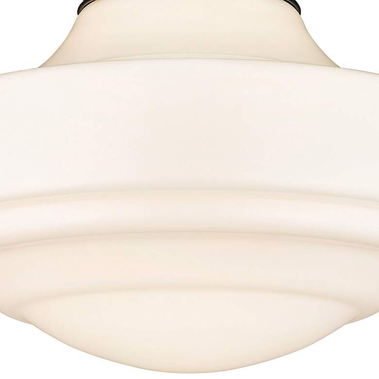 Image 3 Ingalls 16" Wide Matte Black Ceiling Light more views