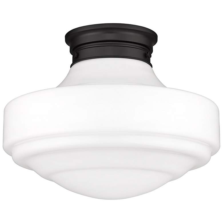 Image 5 Ingalls 16" Wide Matte Black Ceiling Light more views