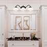 7_Ingalls 27 1/2" Wide Matte Black 3-Light Vanity Bath Light more views