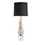 Ingrid Antique Brass and Clear Crystal Table Lamp