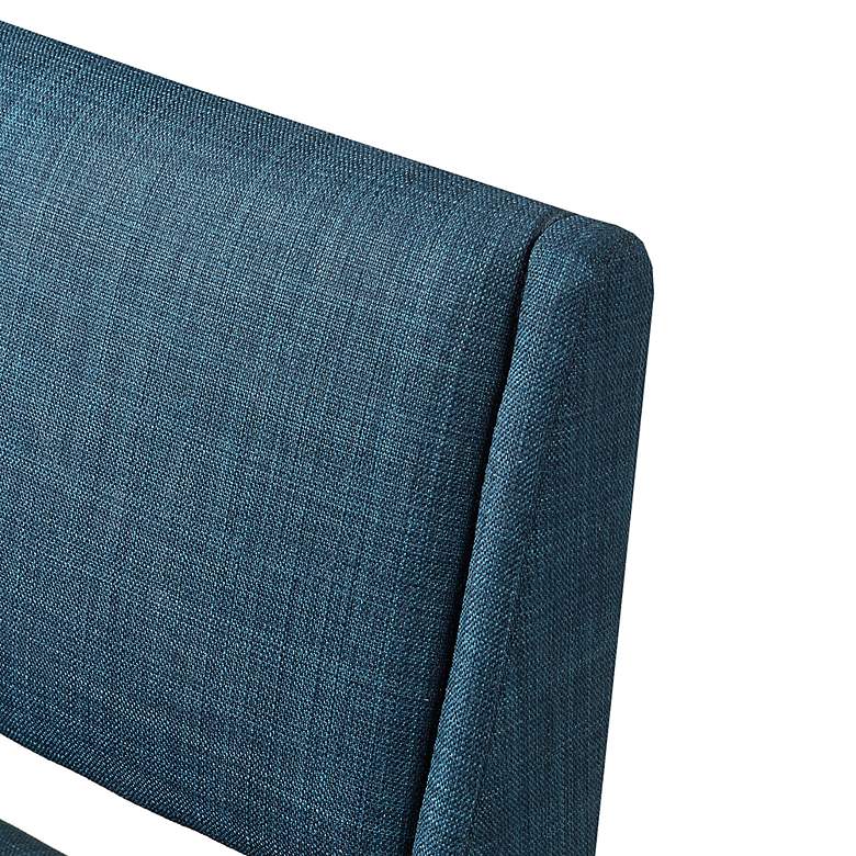 Image 3 INK + IVY 25" Boomerang Navy Fabric Counter Stool more views