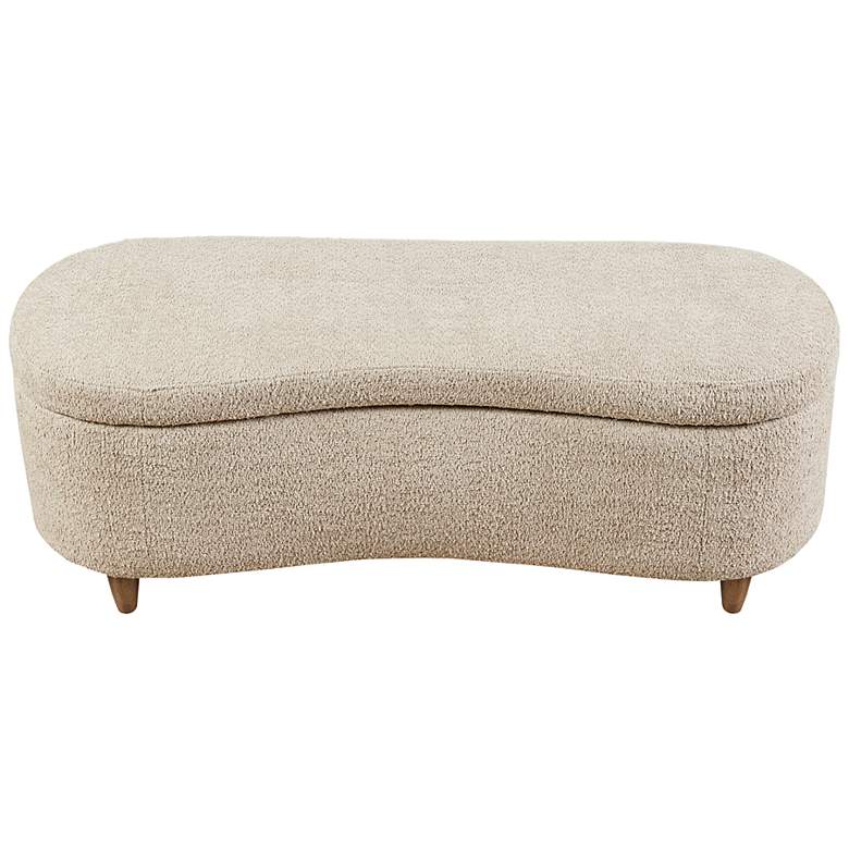 Image 3 INK + IVY Bailey 48" Wide Taupe Flip-top Storage Bench