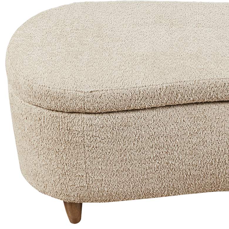 Image 4 INK + IVY Bailey 48" Wide Taupe Flip-top Storage Bench more views