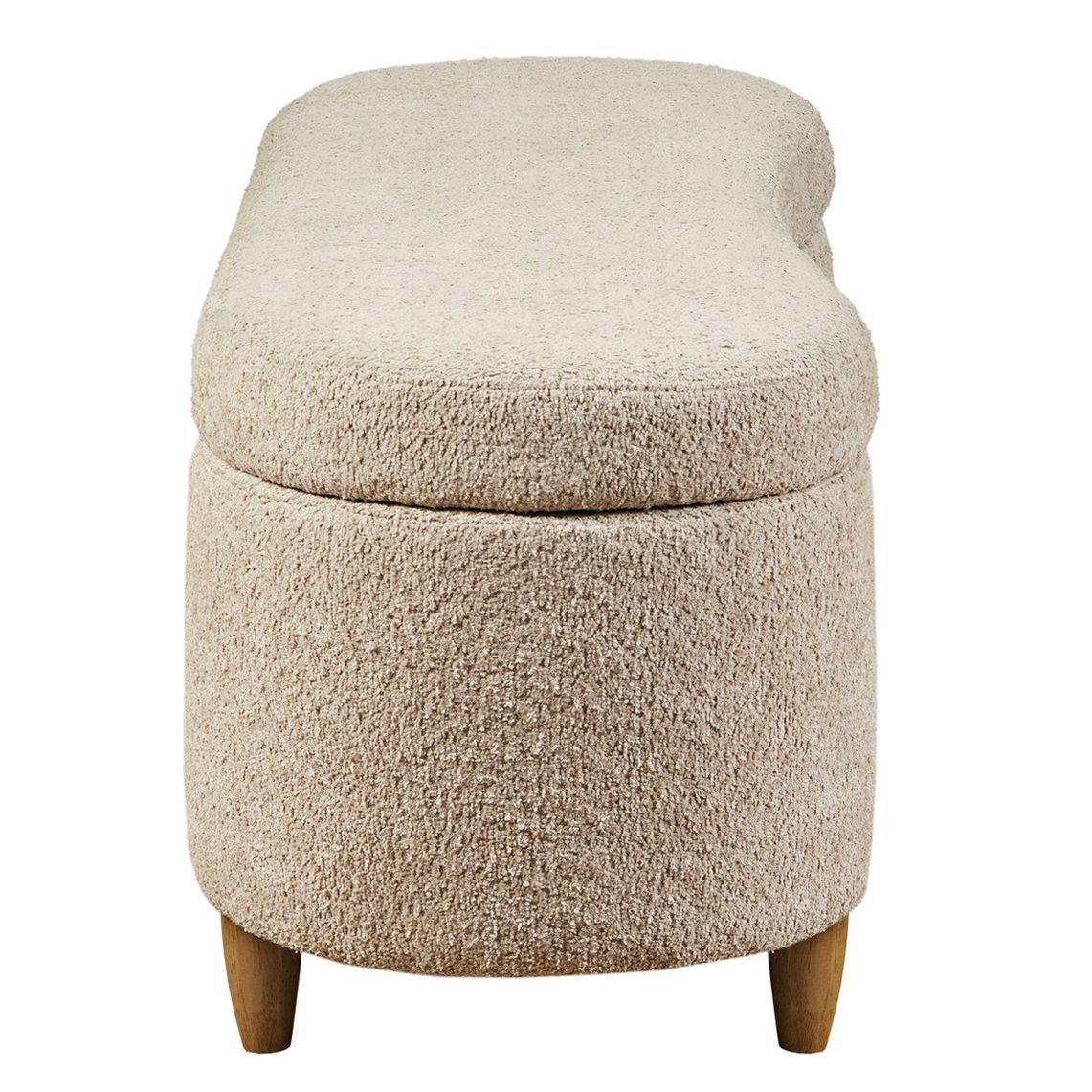 INK + IVY Bailey 48" Wide Taupe Flip-top Storage Bench in scene