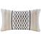 INK + IVY Bea Cotton Embroidered 20"x12" Oblong Pillow