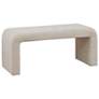 Thumbnail4 of INK+IVY Beige Steve Boucle Waterfall Bench more views