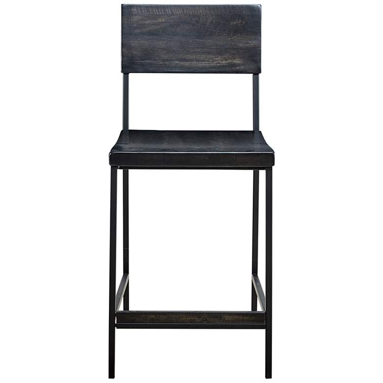 Image 5 INK+IVY Black Tacoma 24 inch Counter stool more views
