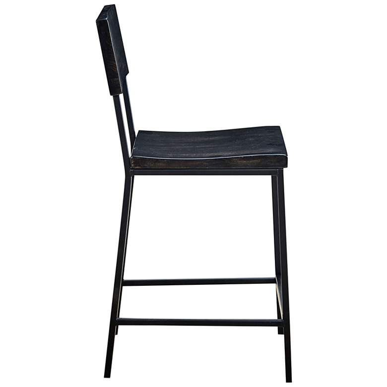Image 6 INK+IVY Black Tacoma 24" Counter stool more views