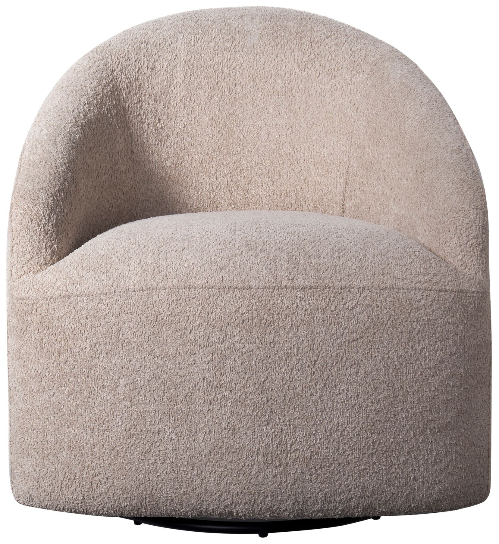 Image 3 INK+IVY Bonn 30" Wide Beige Upholstered Modern Swivel Chair more views