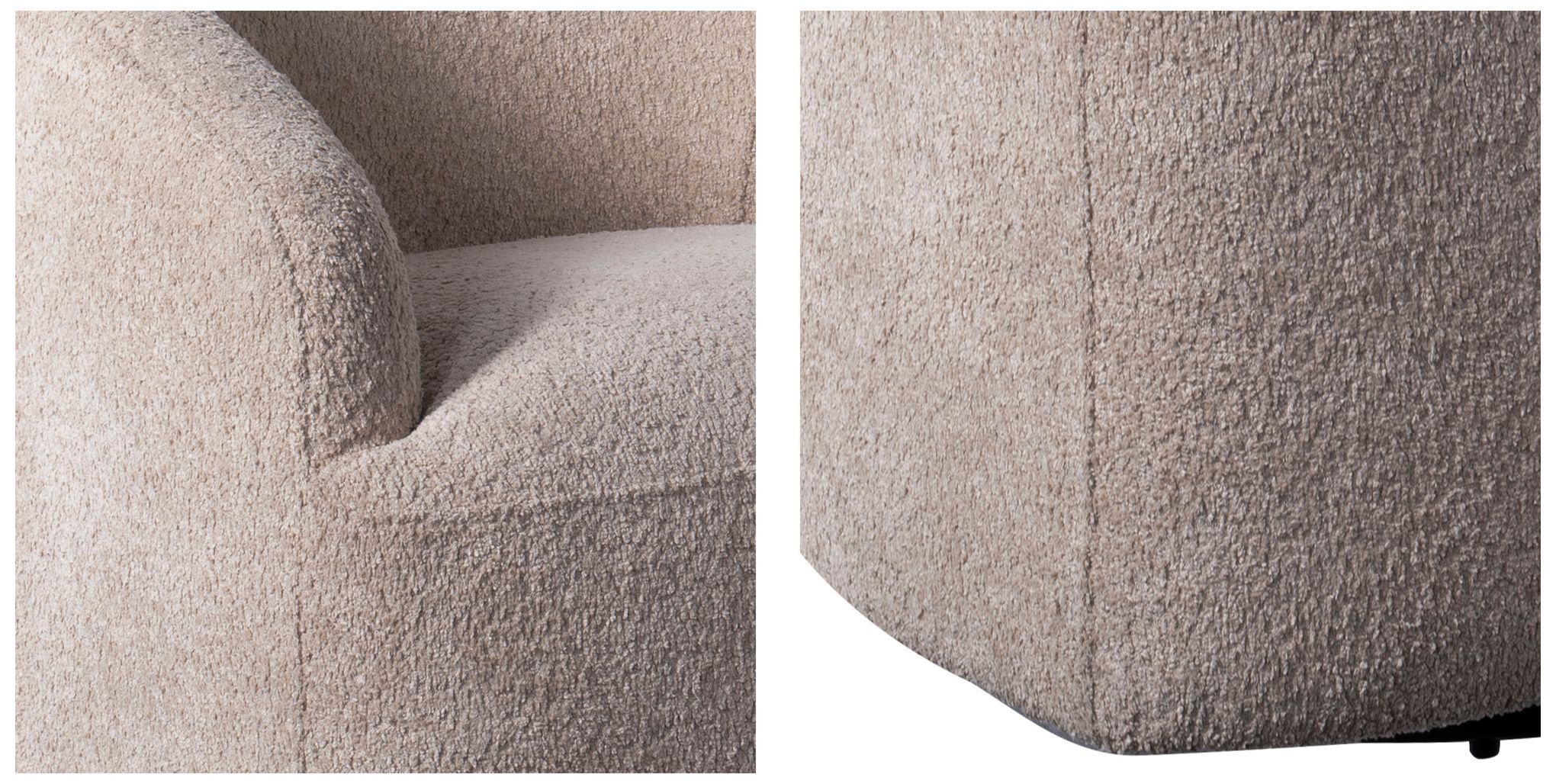 Image 6 INK+IVY Bonn 30" Wide Beige Upholstered Modern Swivel Chair more views