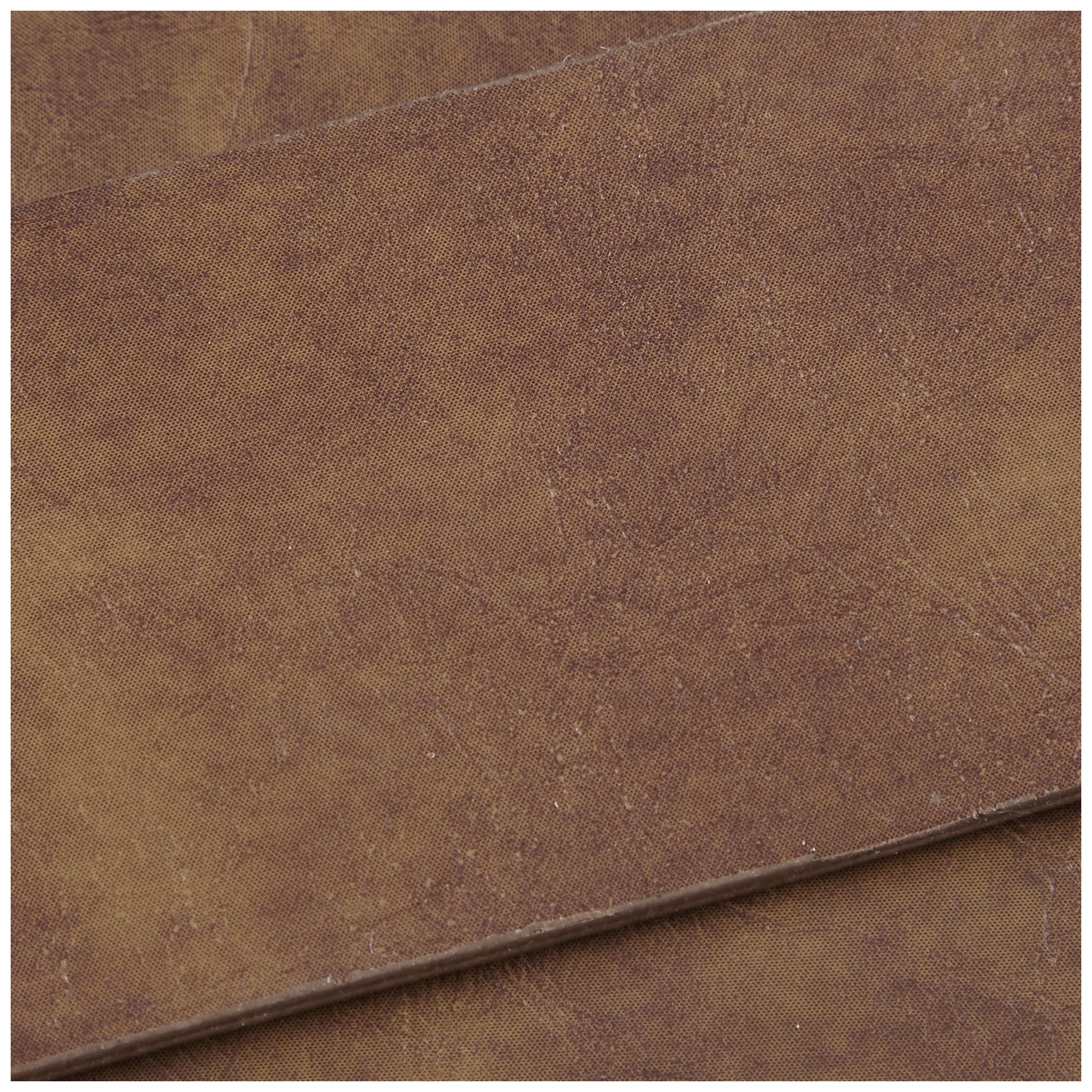 Image 7 INK+IVY Brown Oslo Faux Leather Woven Counter Stool 24"H more views