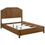 INK+IVY Brown Sunset Cliff Wood Queen Bed