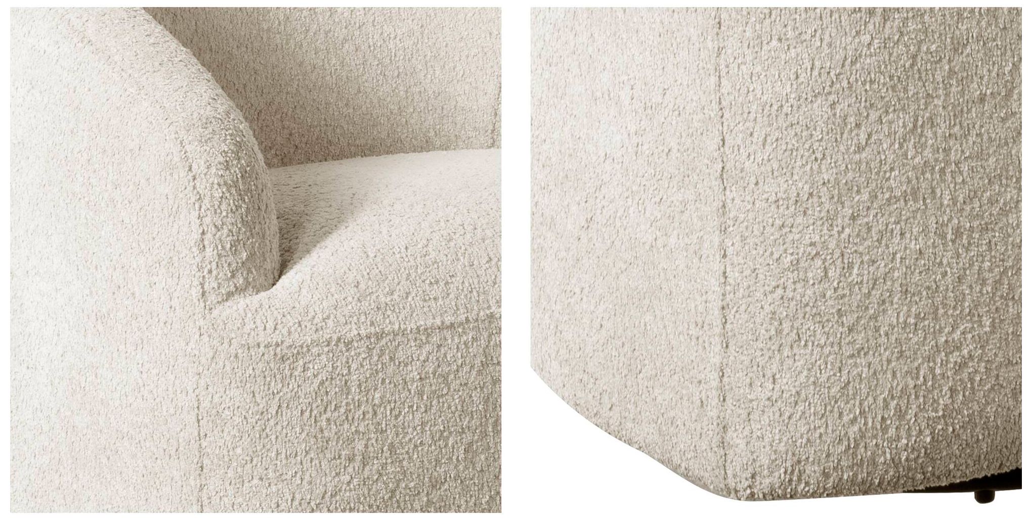 Image 6 INK+IVY Cream Bonn Upholstered 360 Degree Swivel Chair more views