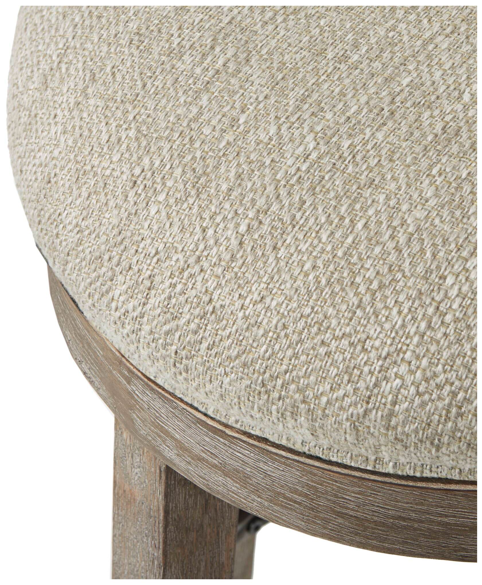 Image 5 INK+IVY Cream/Reclaimed Grey Oaktown Swivel Counter Stool more views