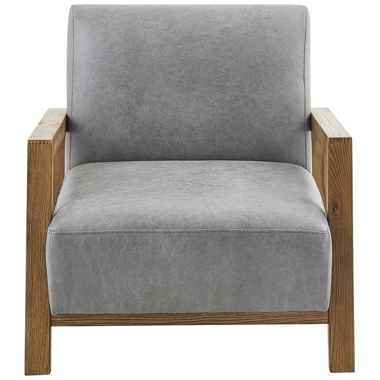 Image 2 INK + IVY Easton Gray Fabric Low-Profile Accent Chair