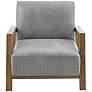 INK + IVY Easton Gray Fabric Low-Profile Accent Chair