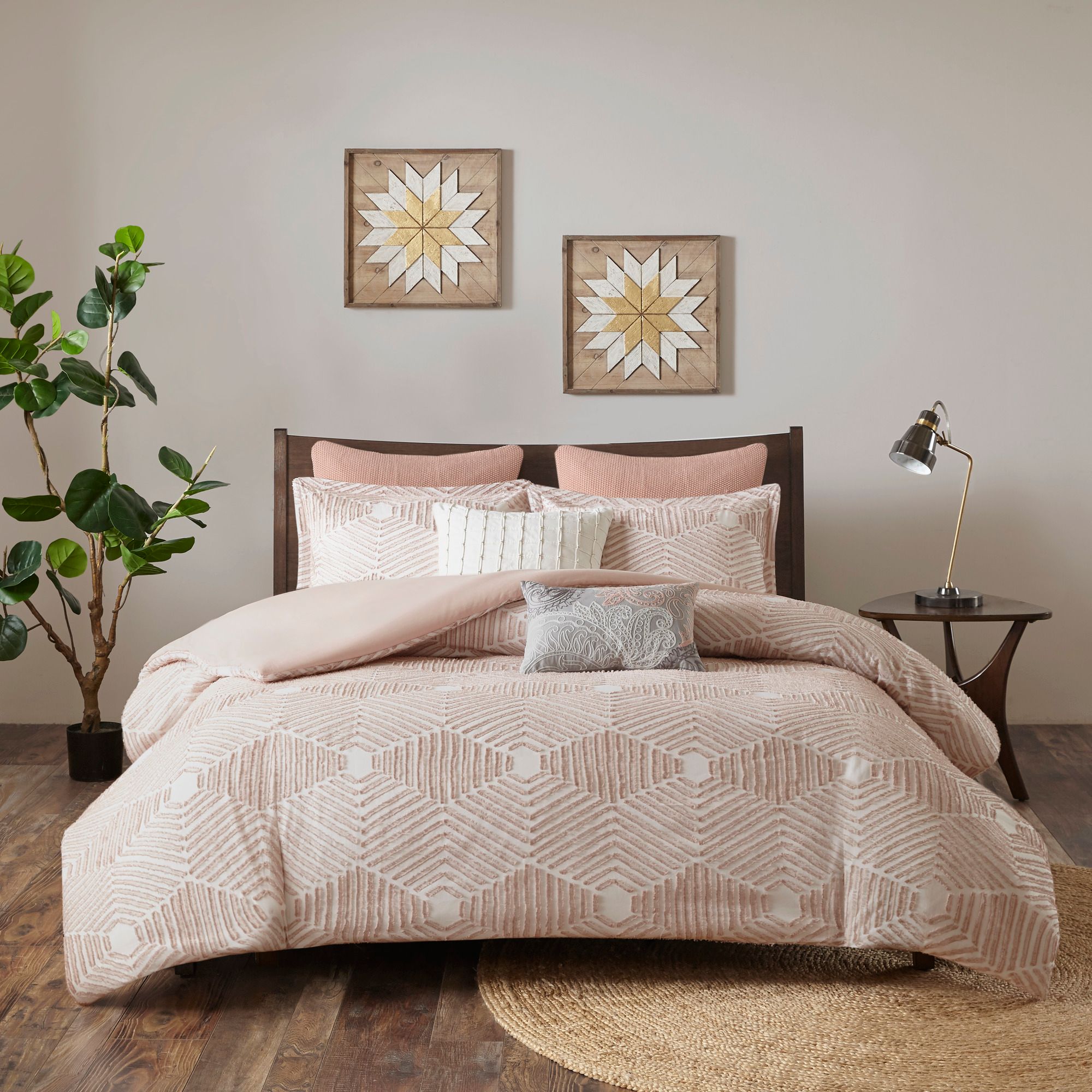 ei 様。KIN CACHECOEUR 3WAY OP Amazon.com: INK+IVY Queen Comforter Set Geometric Cotton