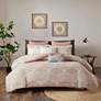 Thumbnail1 of INK + IVY Ellipse Blush King/Cal King 3-Piece Comforter Set