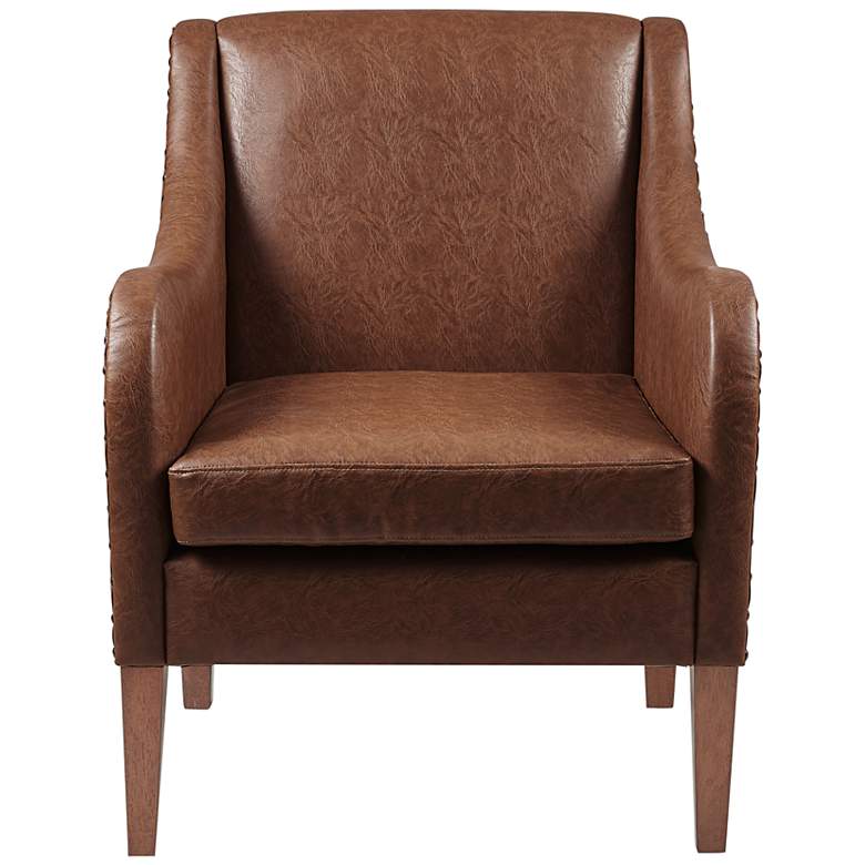 Image 4 INK + IVY Ferguson Brown Faux Leather Accent Chair more views