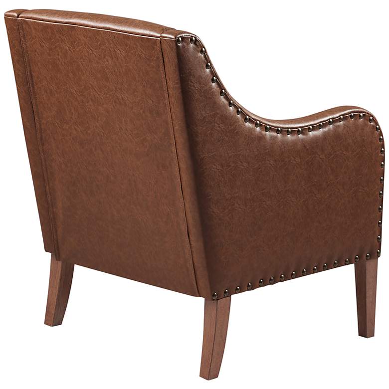 Image 5 INK + IVY Ferguson Brown Faux Leather Accent Chair more views
