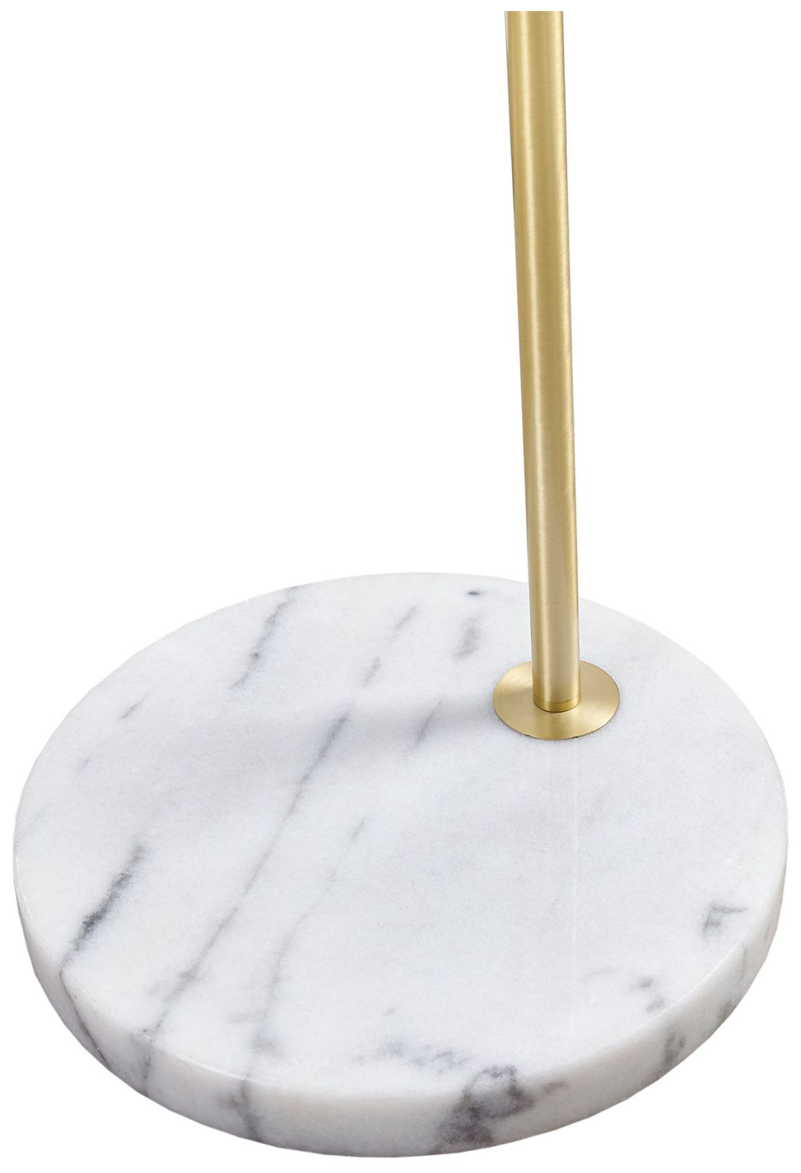 Image 6 INK+IVY Gold Auburn Arched Floor Lamp with Marble Base more views