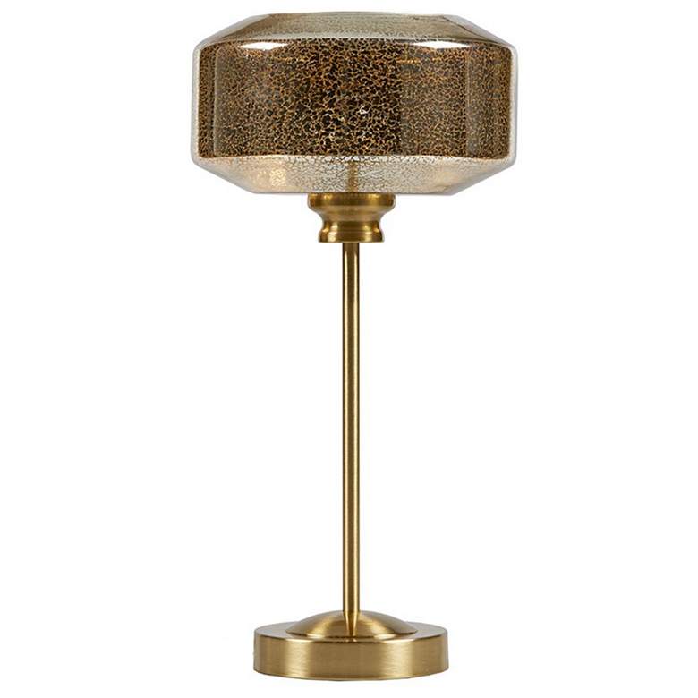 Image 1 INK+IVY Gold Lumivive 17" Mercury Glass Table Lamp