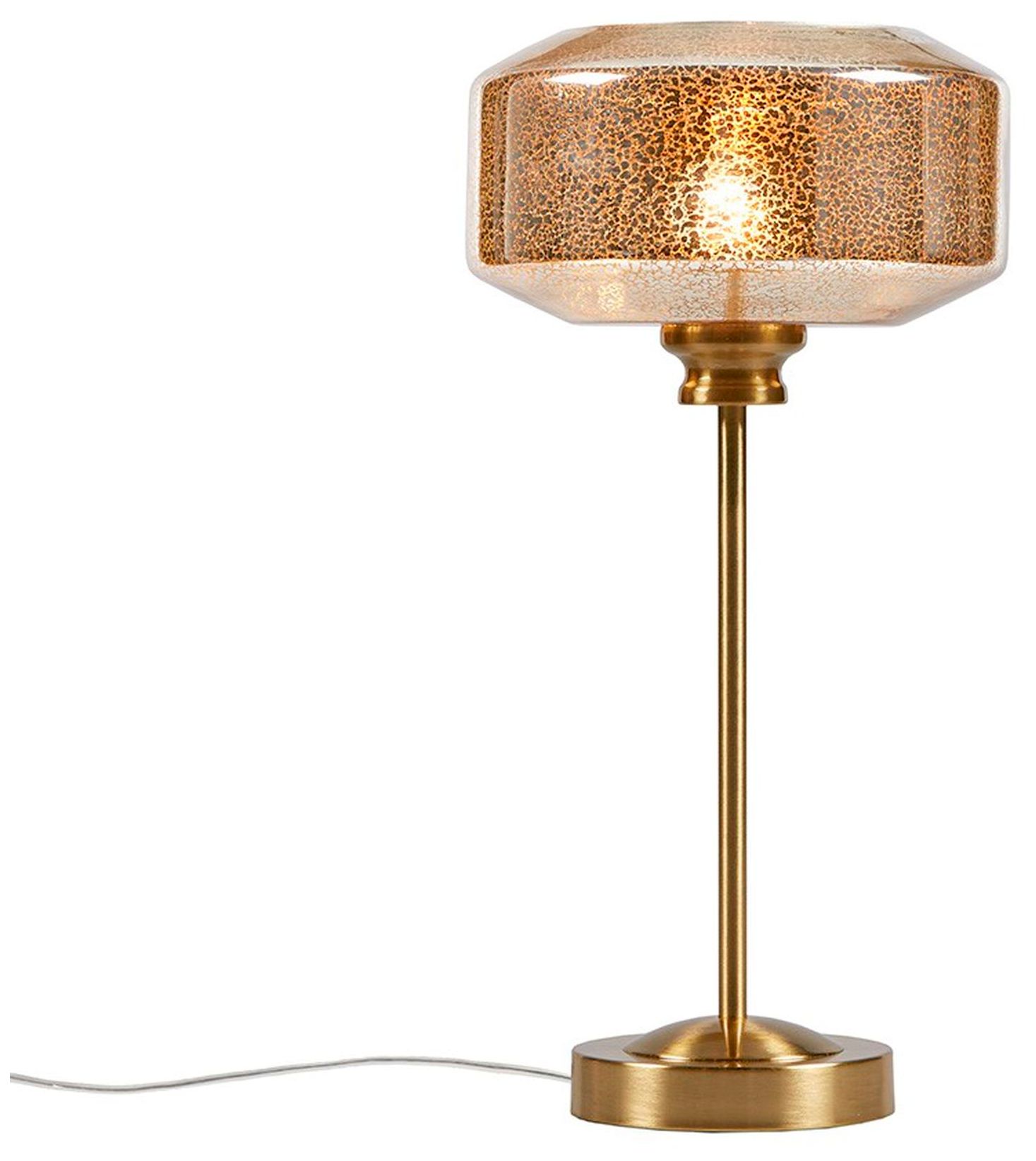 Image 4 INK+IVY Gold Lumivive 17" Mercury Glass Table Lamp more views