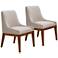 INK+IVY Gray Frank Upholstered Dining Chair (Set of 2)