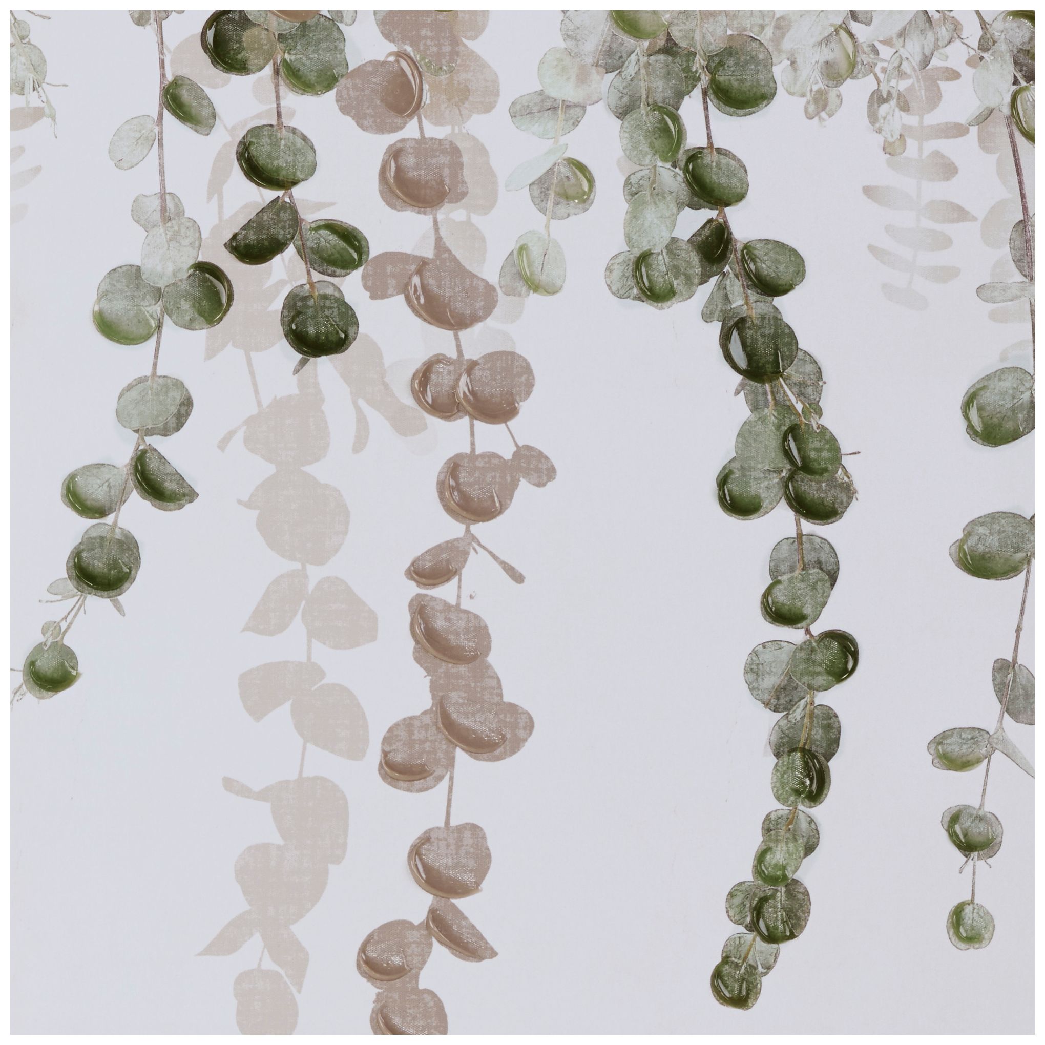 Image 3 INK+IVY Green Botanical Waterfall Eucalyptus Framed Canvas Wall Decor Set more views