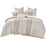 Thumbnail2 of INK + IVY Imani Ivory King/Cal King 3-Piece Comforter Set