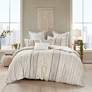 Thumbnail3 of INK + IVY Imani Ivory King/Cal King 3-Piece Comforter Set more views